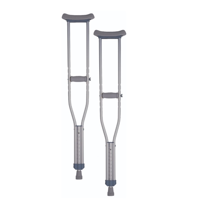 Aluminum Crutch with Pushbutton 